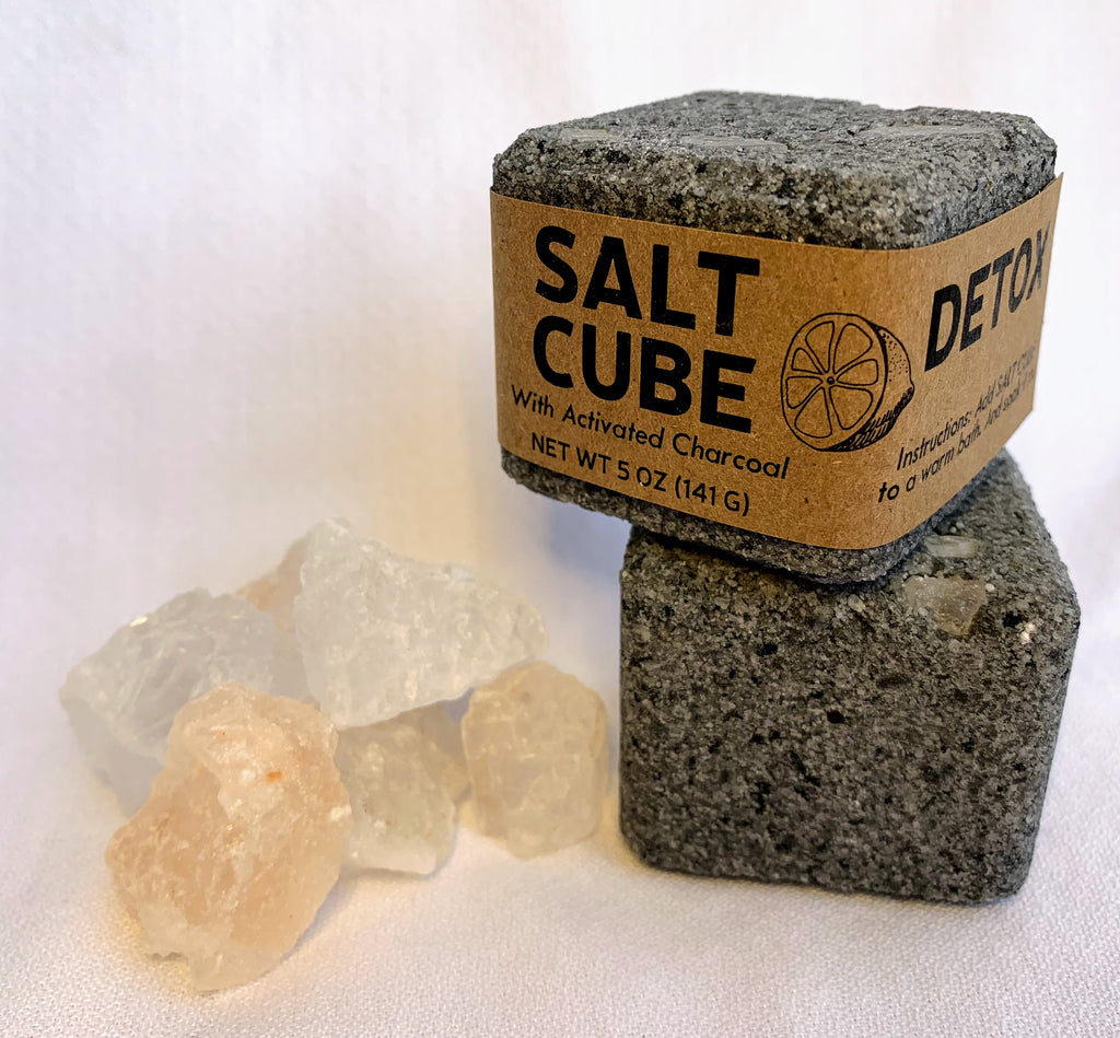 Making Salt Cubes with Ecologically Friendly Packaging for a Therapeutic Bath