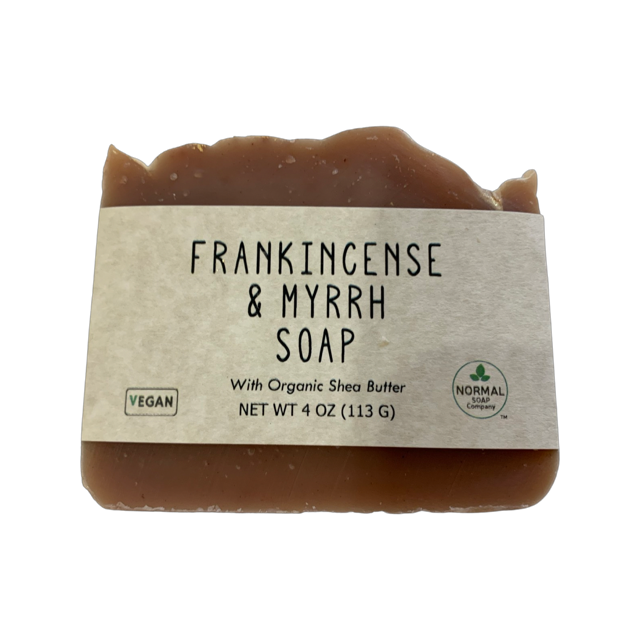 Frankincense and Myrrh Handmade Soap with Madder Root