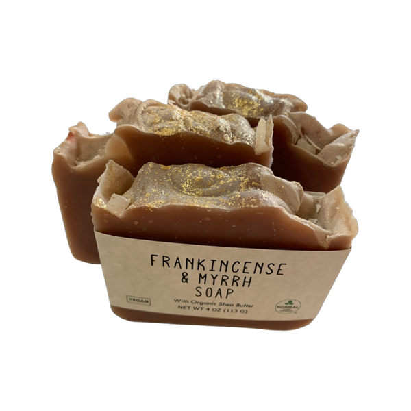 Frankincense and Myrrh Handmade Soap with Madder Root