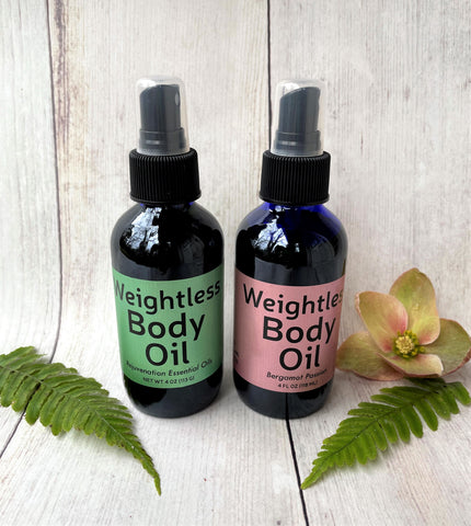Weightless Body Oil in Rejuvenation and Bergamot Passion