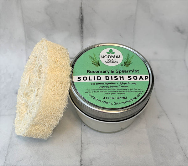 Solid Dish Soap - Eco-Certified Ingredients, Highly Concentrated