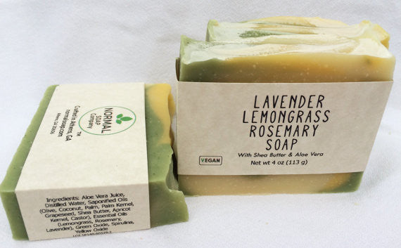 Lavender Lemongrass Rosemary Handmade Soap
