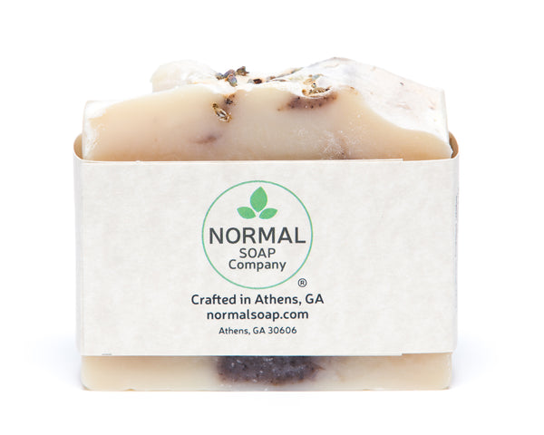 Pure Lavender Handcrafted Soap with Essential Oils and Organic Shea Butter and Organic Coconut Oil