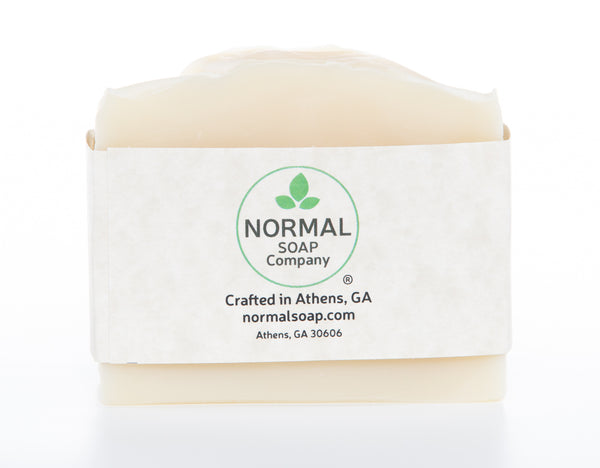 Naked Soap, Uncolored, Unscented, Uncomplicated. Features Organic Shea Butter and Organic Coconut Oil