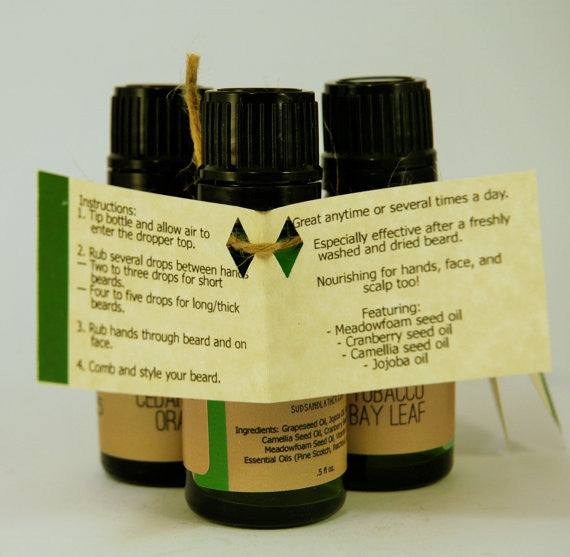 Beard Oil Featuring Meadowfoam Seed, Camellia Seed, and Jojoba Oil