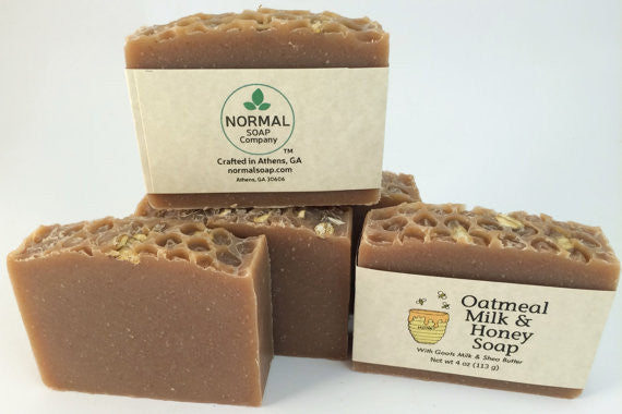 Oatmeal Milk and Honey Handmade Soap with Goat's Milk and Shea Butter