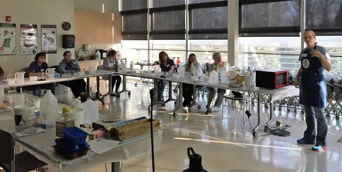 Teaching Soap 101 at the Botanical Gardens