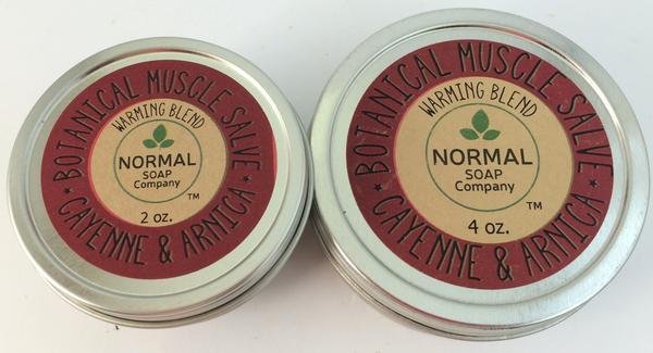 Botanical Muscle Salve featuring Organic Botanicals infused in Beneficial Oils
