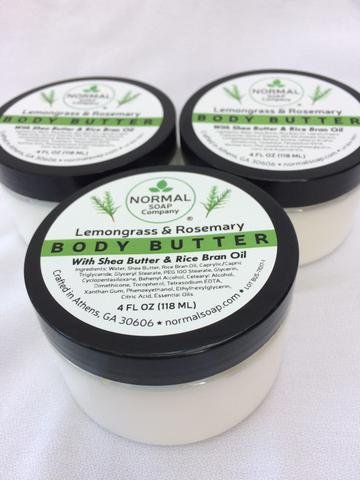 Body Butter featuring Organic Shea Butter and Rice Bran Oil
