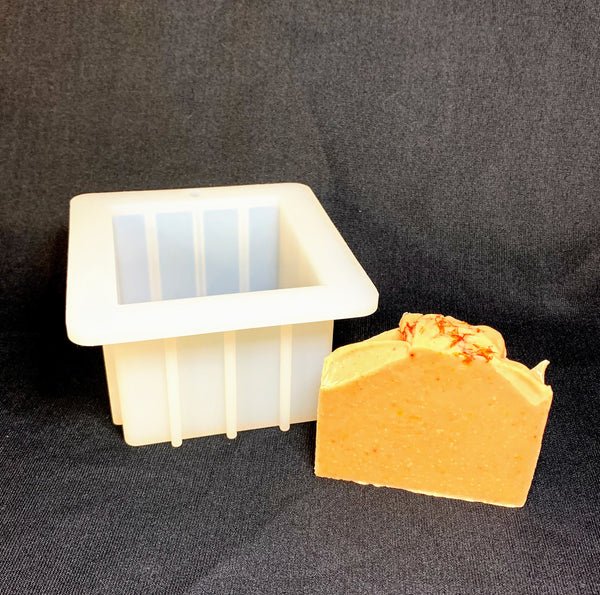 1 lb Silicon Mold with reinforced sides makes soap making a breeze