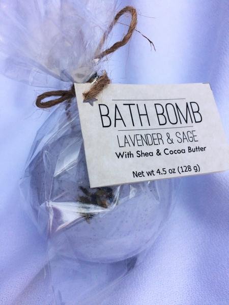 Bath Bomb Fizzies w Shea Butter and Essential Oils - BIG