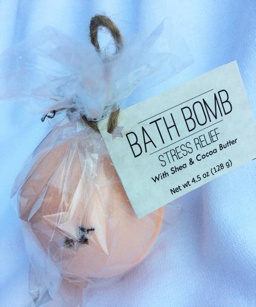 Bath Bomb Fizzies w Shea Butter and Essential Oils - BIG