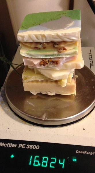 1 lb Soap Grab Bag! Odd sizes, Soap ends and Shapes Sale!